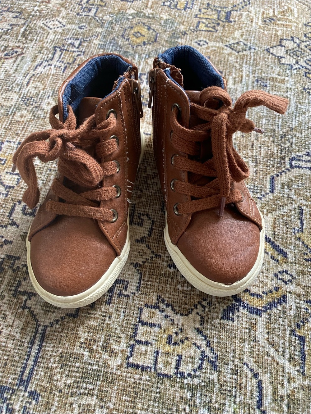 Cat and Jack Kids Brown Boots- toddler size 8